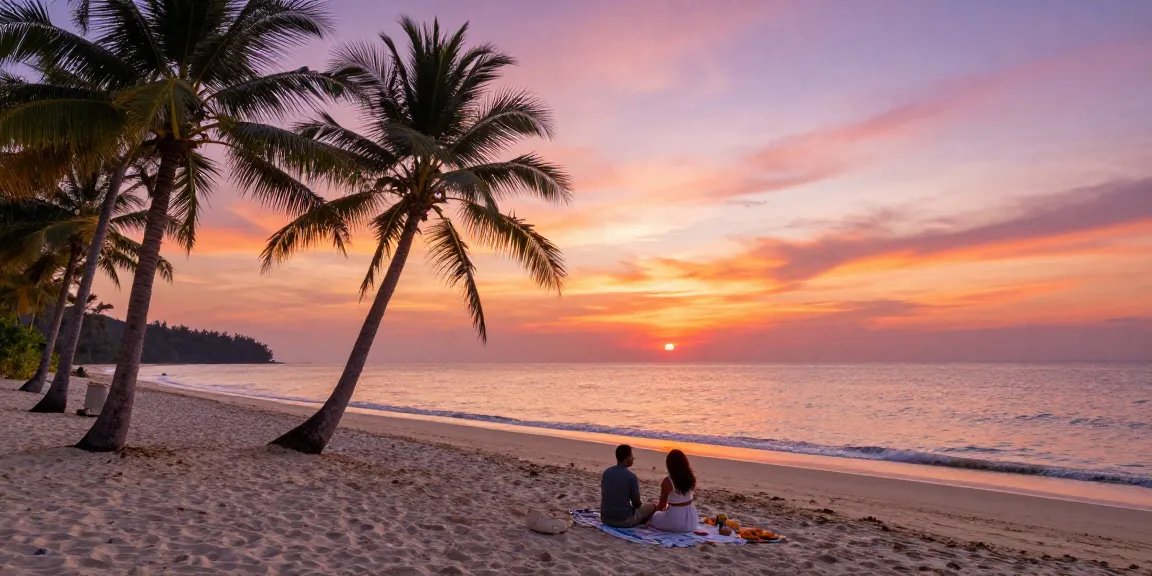 Retire in Thailand while enjoying a breathtaking beach sunset view, travel guide inspiration for your next vacation adventure.