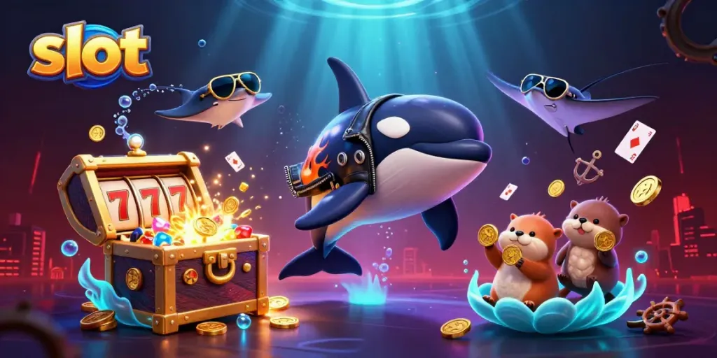Engage in thrilling slot gameplay amid underwater treasures