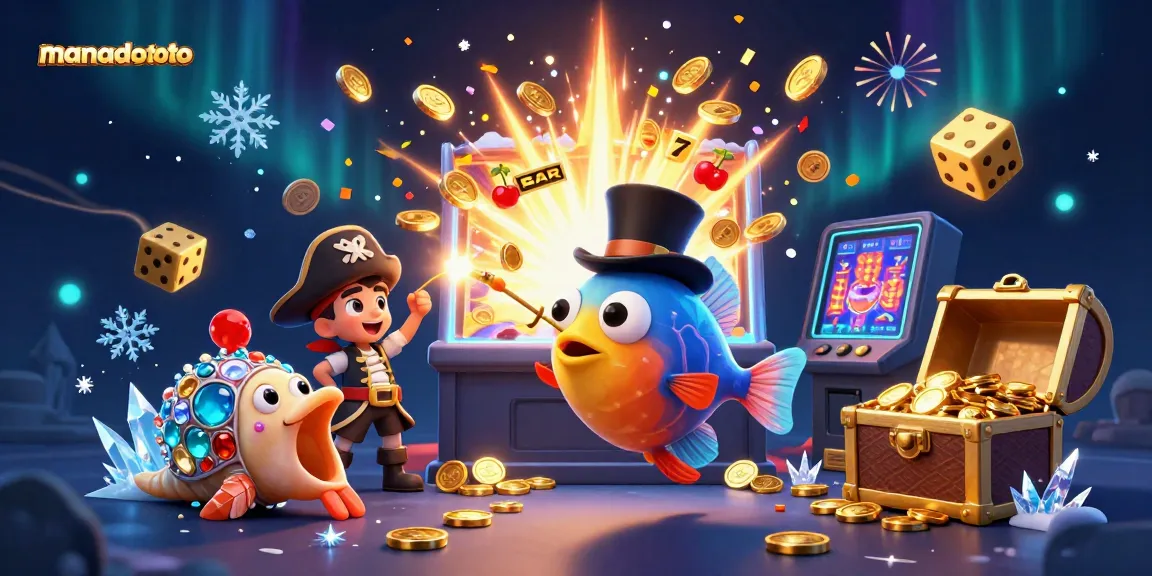 Engage with manadototo through this vibrant 3D scene featuring animated characters and casino elements, capturing the thrill of gaming.