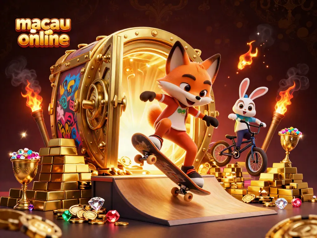 Slot online Macau: nikmati momen seru saat bermain dengan simbol kasino penuh warna.