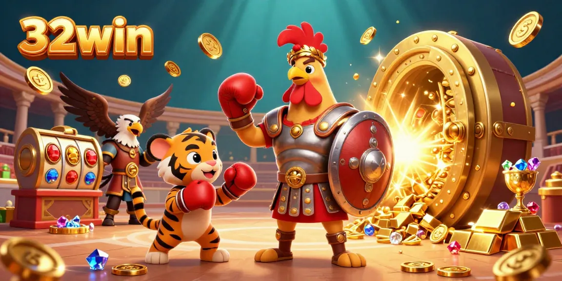 Experience thrilling gameplay and winning potential at 32win's diverse casino offerings.