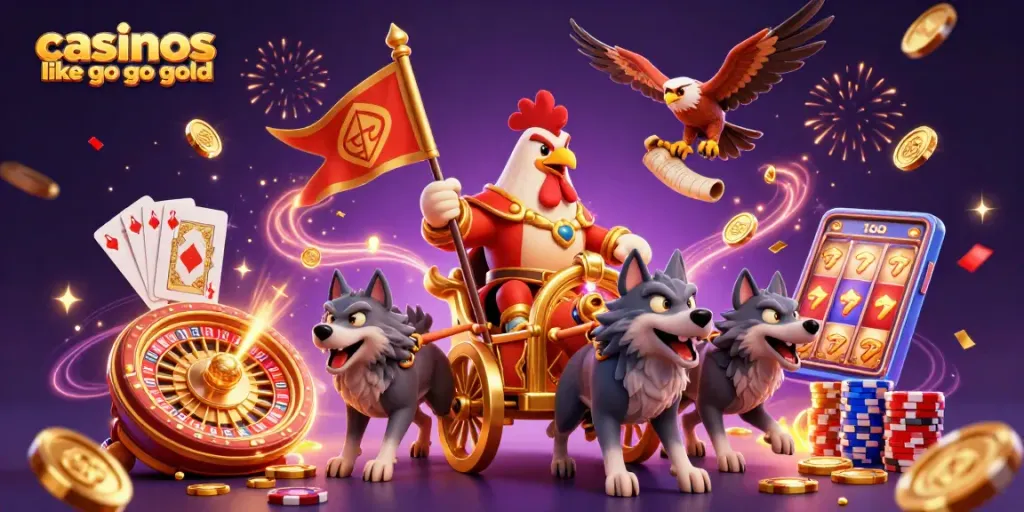Play exciting games like Go Go Gold at innovative casinos, featuring fascinating characters and vibrant elements.