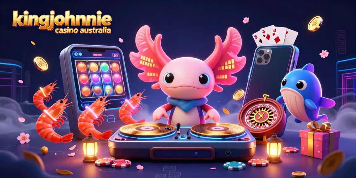 Experience the vibrant gaming world of kingjohnnie casino australia with a lively underwater party scene.