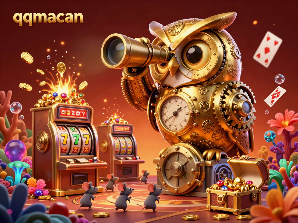Experience thrilling gameplay at qqmacan with lively slot machines and animated characters.