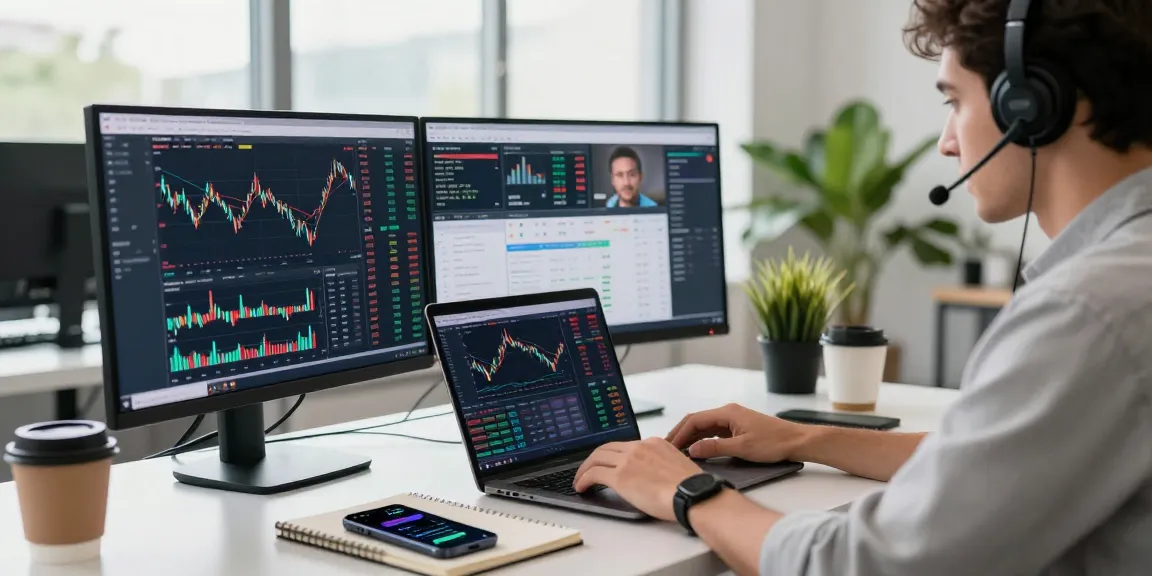 SGX个股实时报价接口在现代金融科技工作环境中的应用，展示实时股票市场数据。