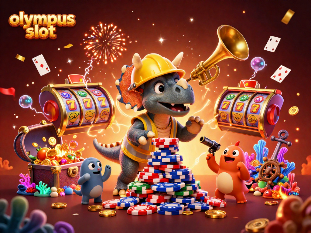 Putar olympus slot dan menangkan jackpot besar dengan simbol buah dan chip poker.