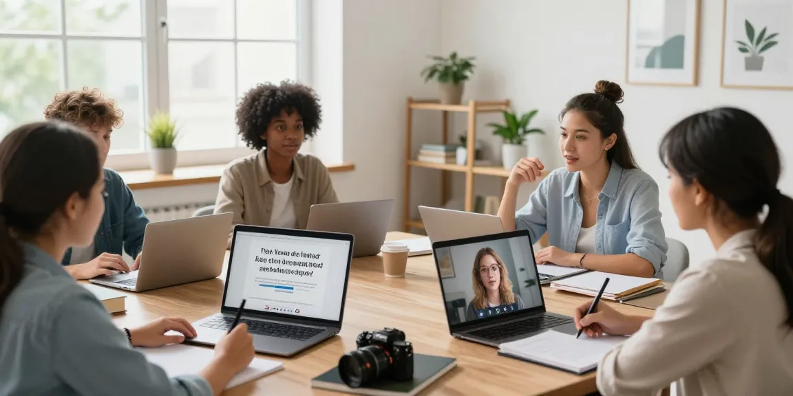 Engaged participants in online confidence classes for adults in a welcoming virtual classroom.