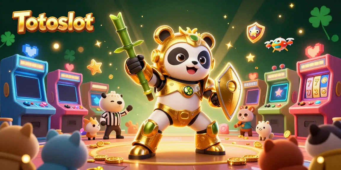 Totoslot menghadirkan keseruan dalam permainan kasino dengan panda emas dan elemen jackpot yang menarik.