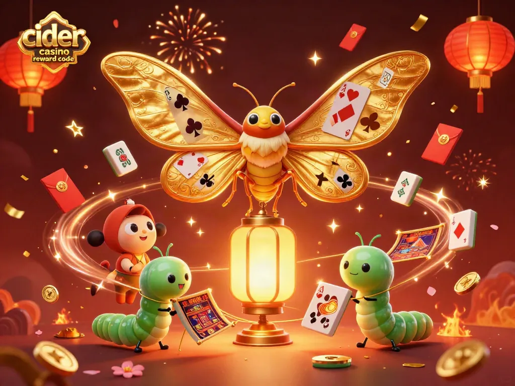 Engage in thrilling play with the cider casino reward code surrounded by vibrant casino motifs.