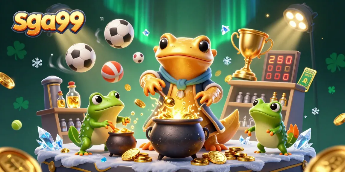 Experience the excitement of sga99 with dynamic sports elements and vibrant alchemic characters!