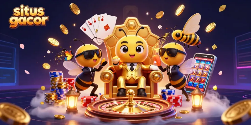 Play engaging casino games like situs gacor featuring bumblebee mob boss and vibrant elements.