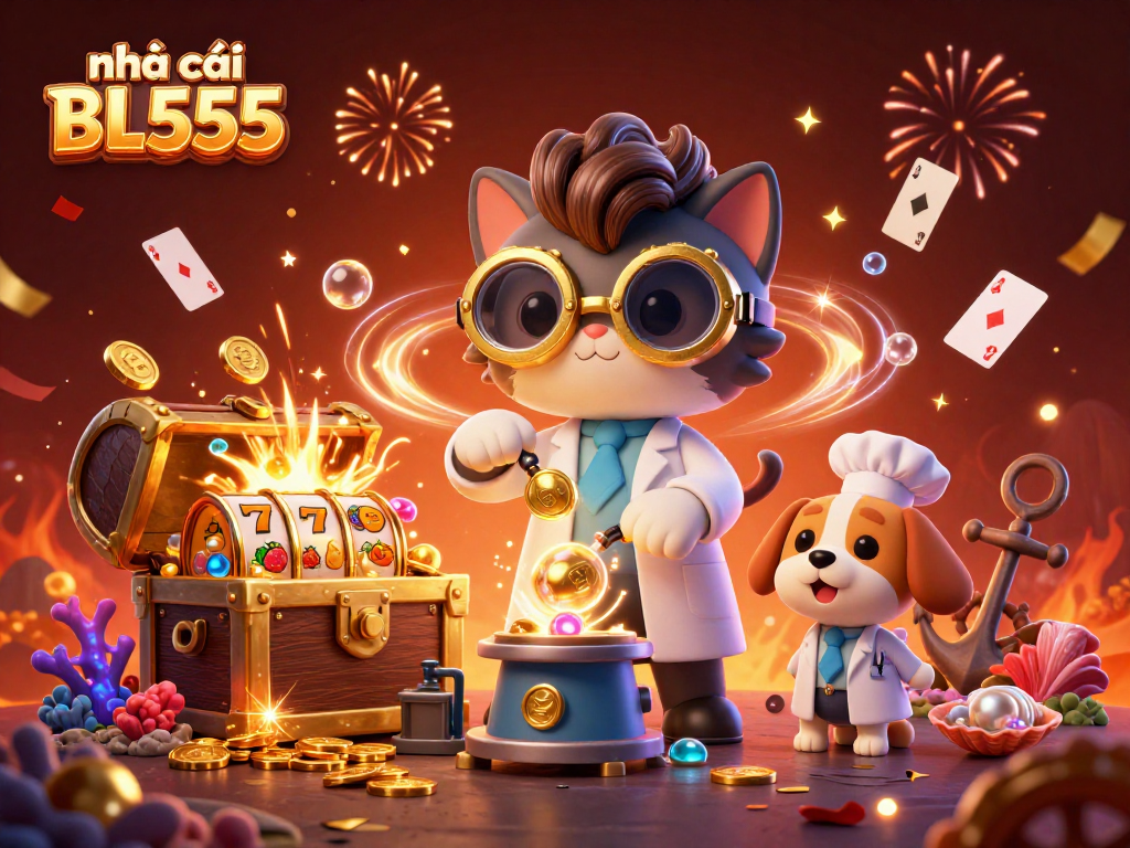 Experience thrilling slots with nhà cái BL555 featuring vibrant characters and exciting gameplay elements.
