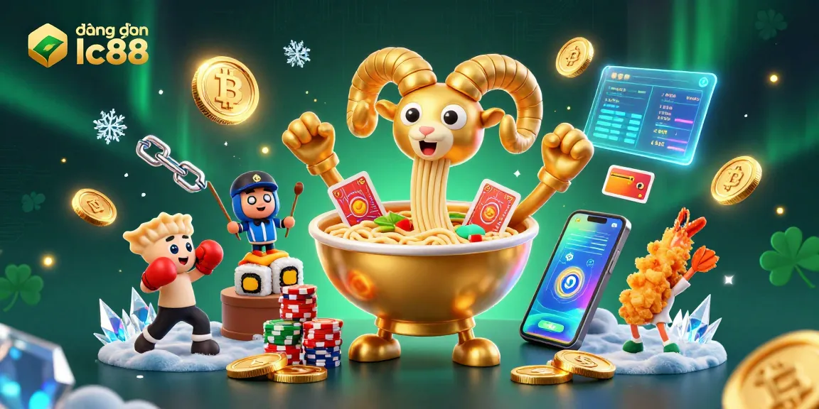 Engage with đăng nhập lc88 through immersive 3D casino fun, featuring vibrant characters and crypto elements.