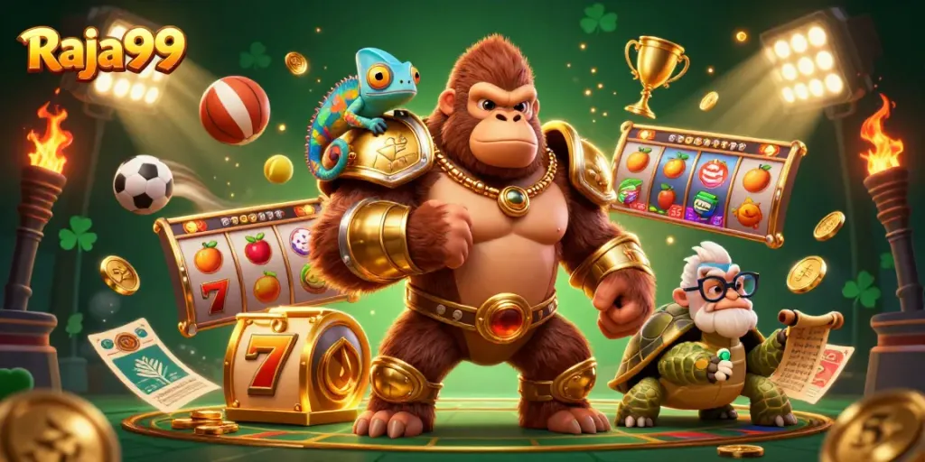 Raja99 menghadirkan pengalaman bermain slot gacor dengan karakter menarik dan elemen permainan yang dinamis.
