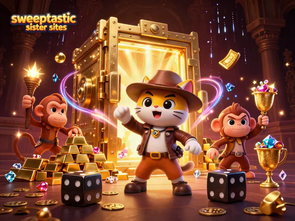 Experience thrilling gameplay and explore sweeptastic sister sites with unique casino rewards.