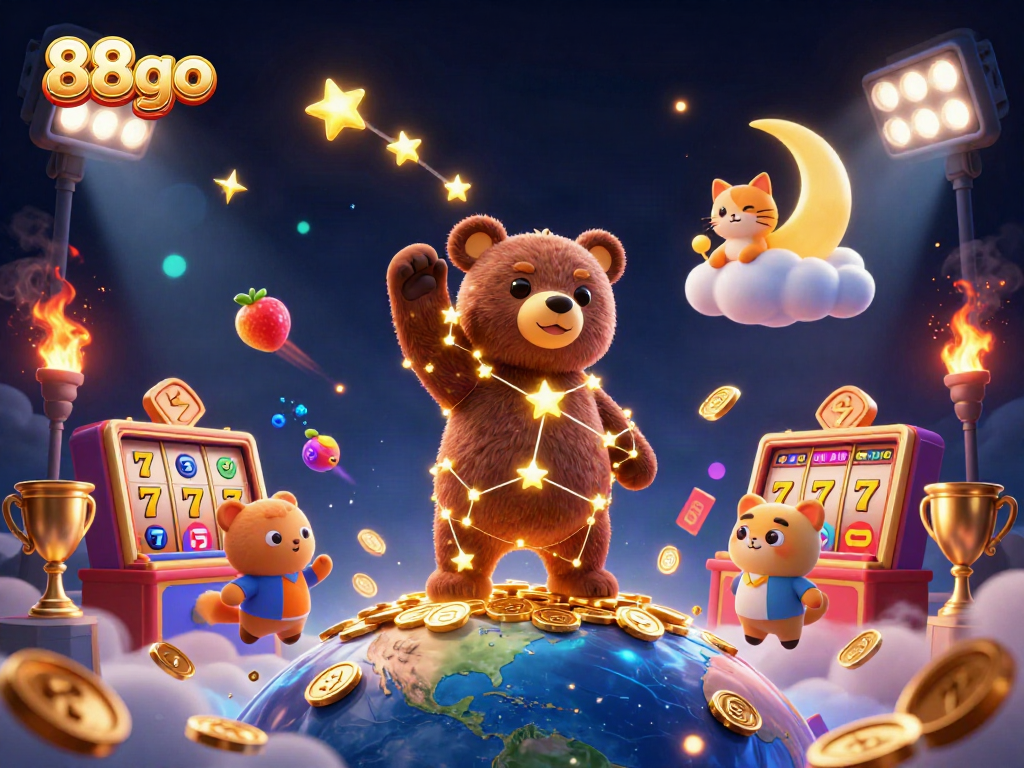 Engage with thrilling jackpots and casino fun at 88go with vibrant characters and lively game elements.